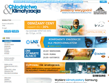 Tablet Screenshot of chlodnictwoiklimatyzacja.pl